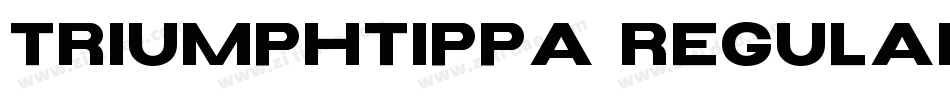 TriumphTippa regular字体转换